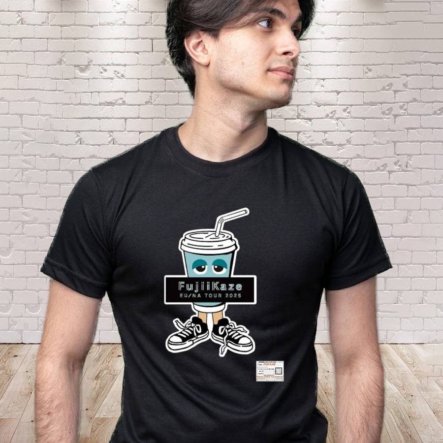 Fujiii Kaze EUROPE TOUR 2025 Tシャツ Fujii Kaze Eu/NA Tour 2025 T-shirt - Ricardo Seco Shop