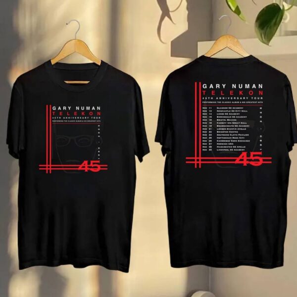 Gary Numan Telekon 45th Anniversary Tour 2025 T-shirt hL1y2X4