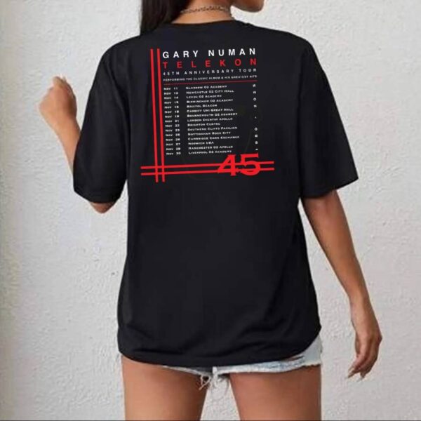 Gary Numan Telekon 45th Anniversary Tour 2025 T-shirt-b wgGPCQy