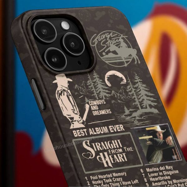 George Strait Best Album Ever Straight From The Heart Phone Case-a fOR2kmg