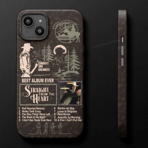George Strait Best Album Ever Straight From The Heart Phone Case-c Sdf2Y1t