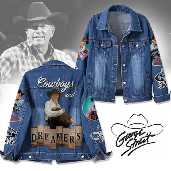 George Strait Cowboys And Dreamers Denim Jacket w0lTaCQ
