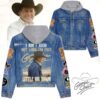 George Strait I Ain't Rich But Lord I'm Free Little Big Town Jean Hoodie Jacket PfmWaGb