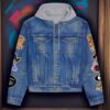 George Strait I Ain't Rich But Lord I'm Free Little Big Town Jean Hoodie Jacket-a hTtcYqM