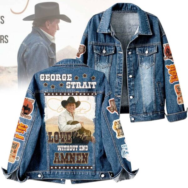 George Strait Love Without End Amnen Denim Jacket VfWy1nq