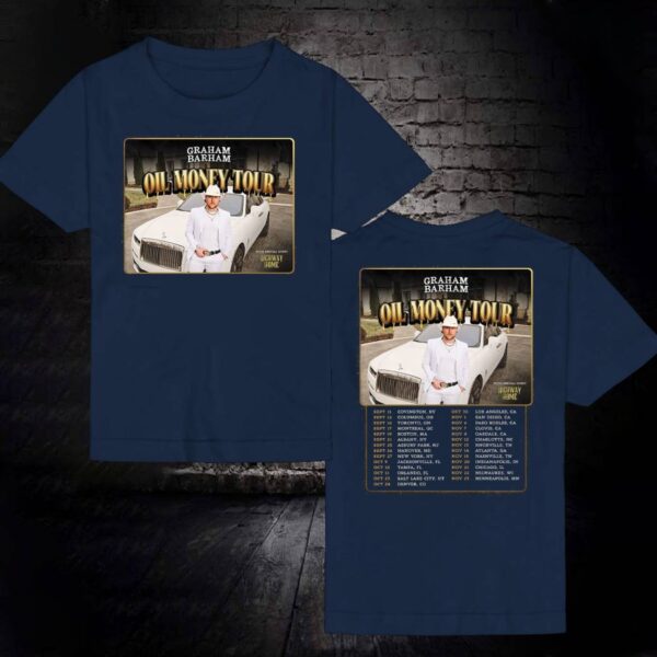 Graham Barham Oil Money Tour 2025 T-shirt-a DXxPIaC