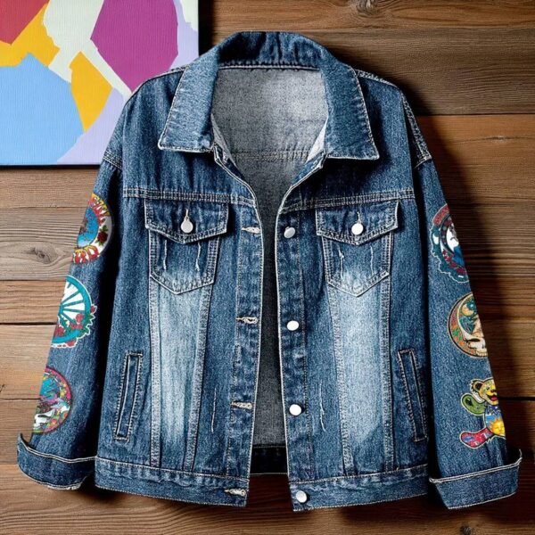 Grateful Dead 60th Anniversary 1965-2025 Denim Jacket-a iDIBsISi3L zgr4len