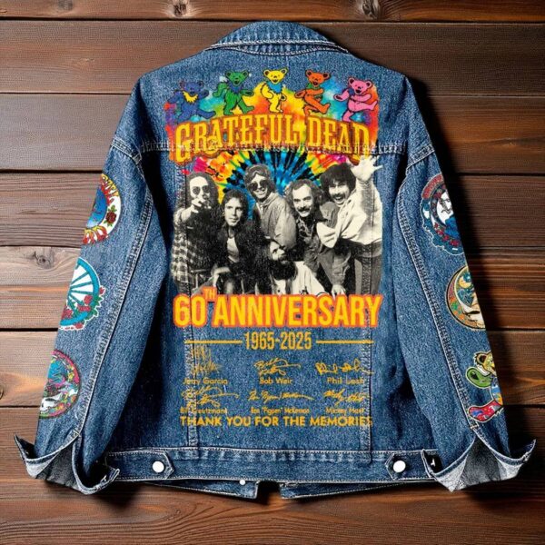 Grateful Dead 60th Anniversary 1965-2025 Denim Jacket-b txzFOFBVLt zkQAmhK