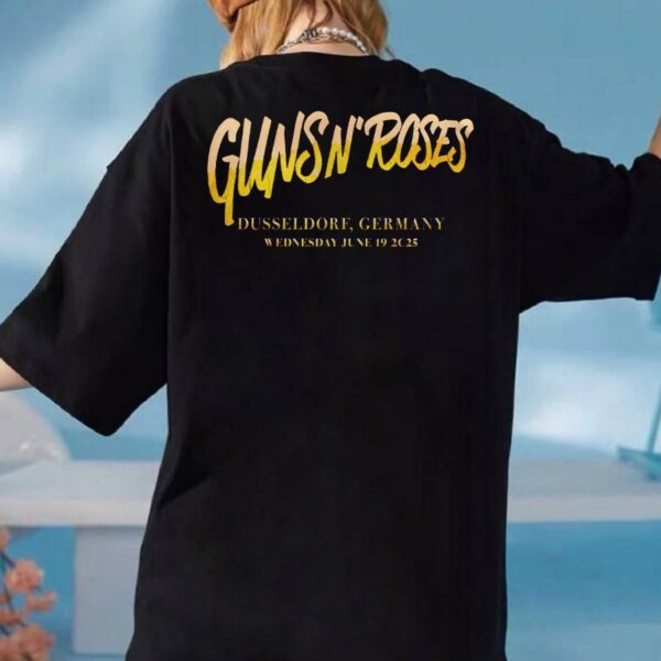 Guns Nroses World Tour To Dusseldorf 2025 T-shirt-c pqKB4kC