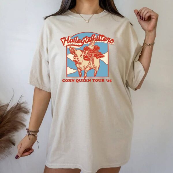 Hailey Whitters Corn Queen Tour 2025 T-shirt-c wlSONYp