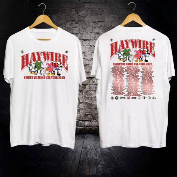 Haywire Shirts Vs Skins Usa Tour 2025 T-shirt-b 9N7XsH6