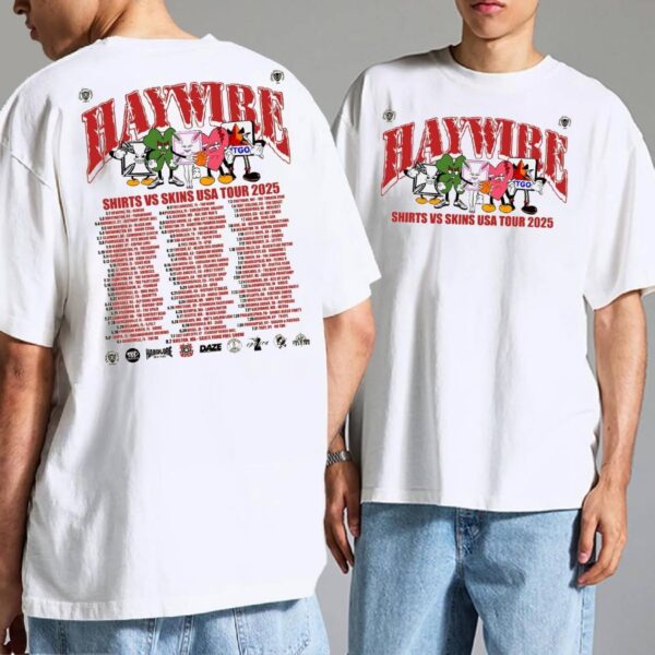 Haywire Shirts Vs Skins Usa Tour 2025 T-shirt BeIK289