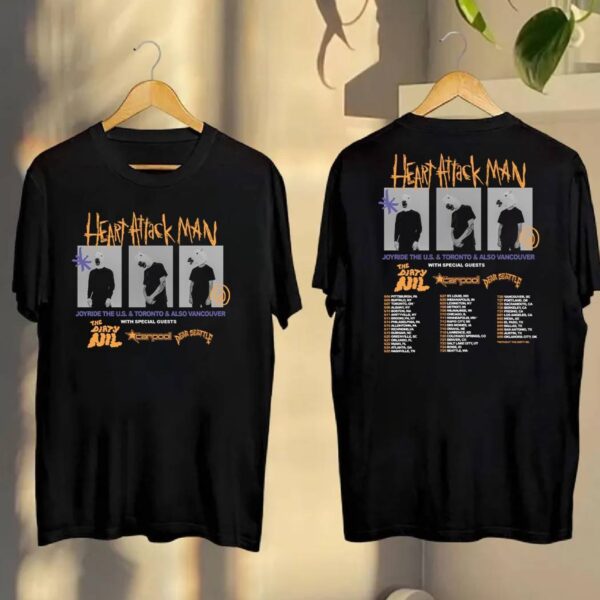 Heart Attack Man Tour 2025 T-shirt zMgfV5l