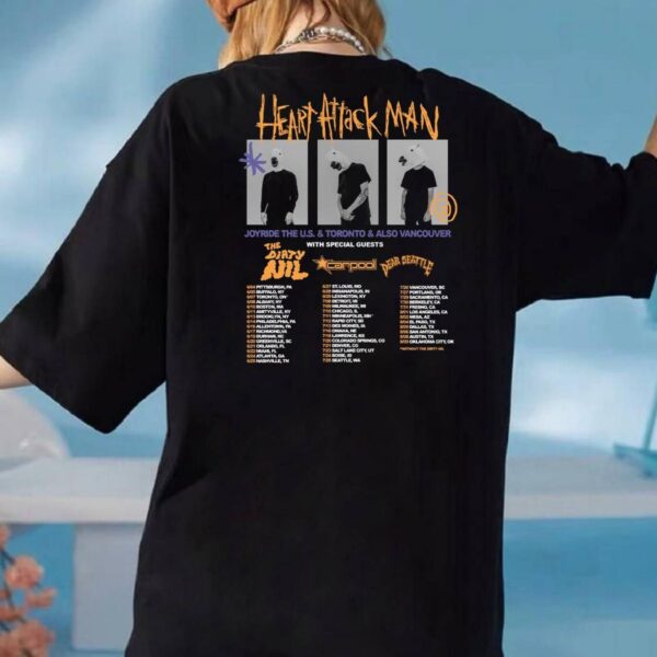 Heart Attack Man Tour 2025 T-shirt-a NsrGKgI