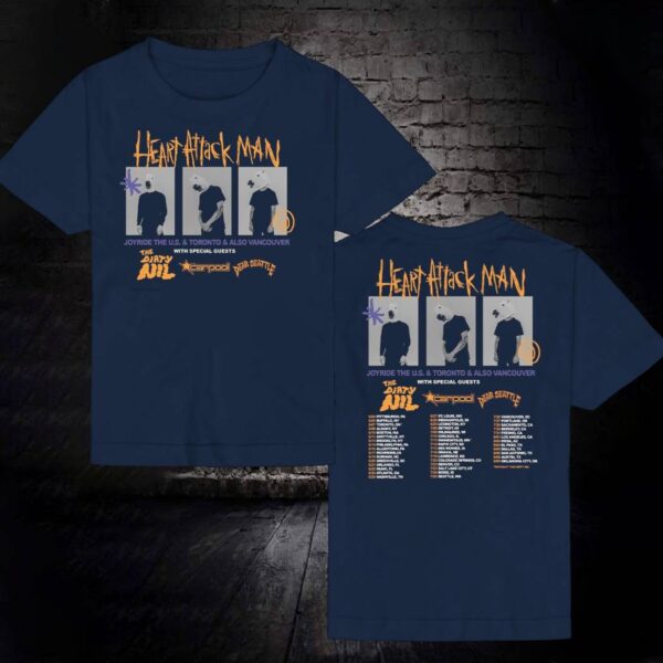 Heart Attack Man Tour 2025 T-shirt-c cPXO20I