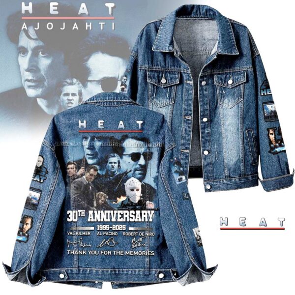 Heat 30th Anniversary 1995-2025 Denim Jacket HCbnS6Q