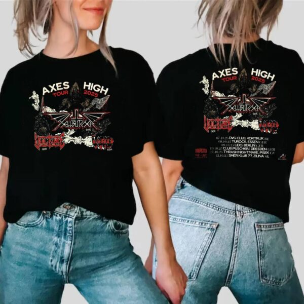 Hellbutcher Axes High Tour 2025 T-shirt-a I0APrKU