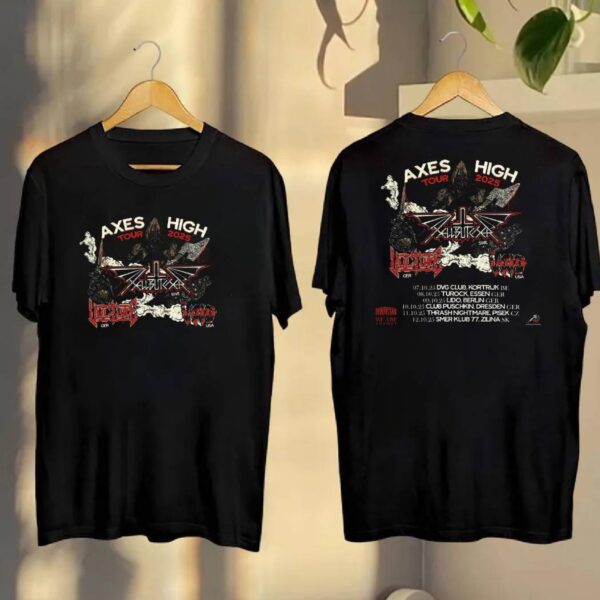 Hellbutcher + Vulture - High Speed Metal Axes High Tour 2025 T-shirt gI1NYbr