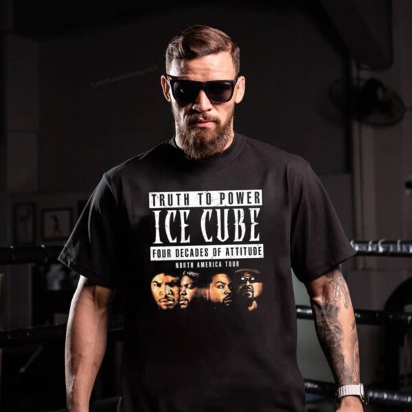 Ice Cube Truth To Power Four Decades Of Attitude North America Tour 2025 T-shirt-b 7nhztOy