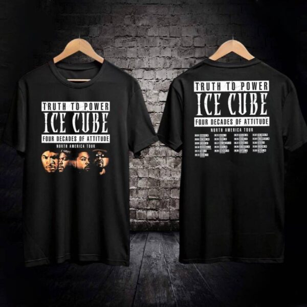 Ice Cube Truth To Power Four Decades Of Attitude North America Tour 2025 T-shirt qVjdQIo
