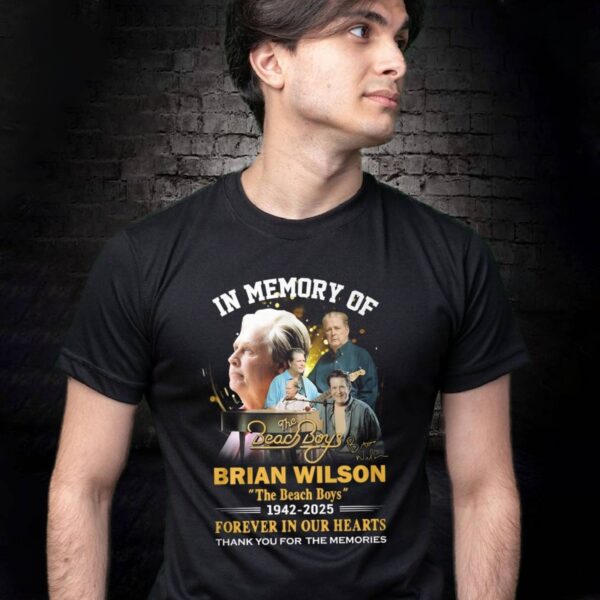 In Memory Of The Beach Boys Brian Wilson 1942-2025 T-shirt-b WQDI3Ls