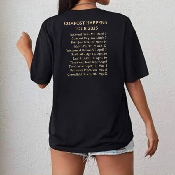 J.t. & The Plastic Garden Band Compost Happens Tour 2025 T-shirt-c 3lnpf9L