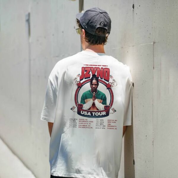 JZyNO Liberian Boy Usa Tour 2025 T-shirt-a vSI159f