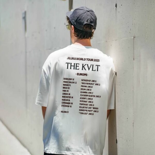 Jiluka World Tour 2025 The Kvlt Asphalt Europe T-shirt-b KEsjVqu