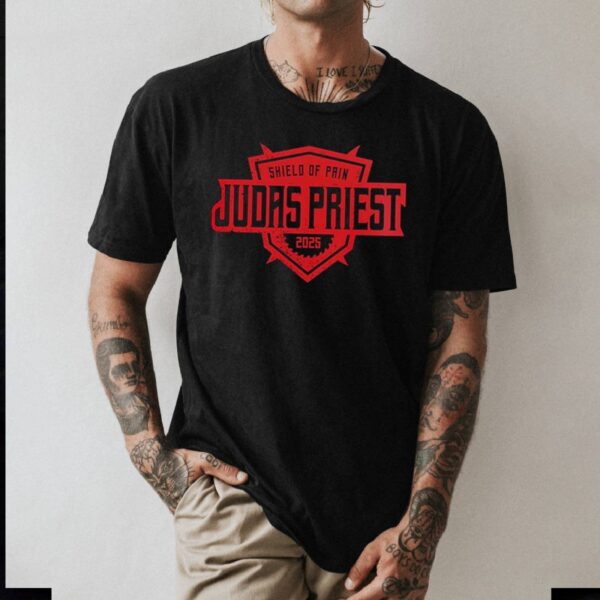 Judas Priest Shield Of Pain Tour 2025 T-shirt-c bF8jDVT