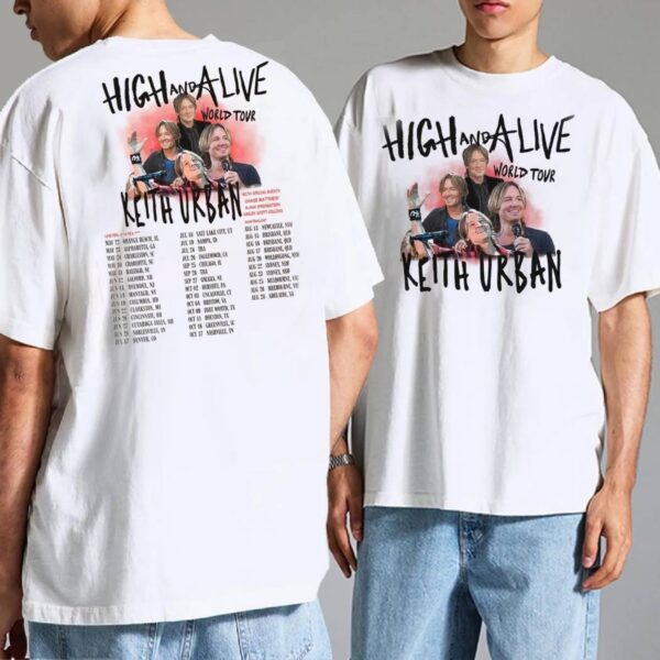 Keith Urban High And Alive Tour 2025 T-shirt-a ktuGd6A