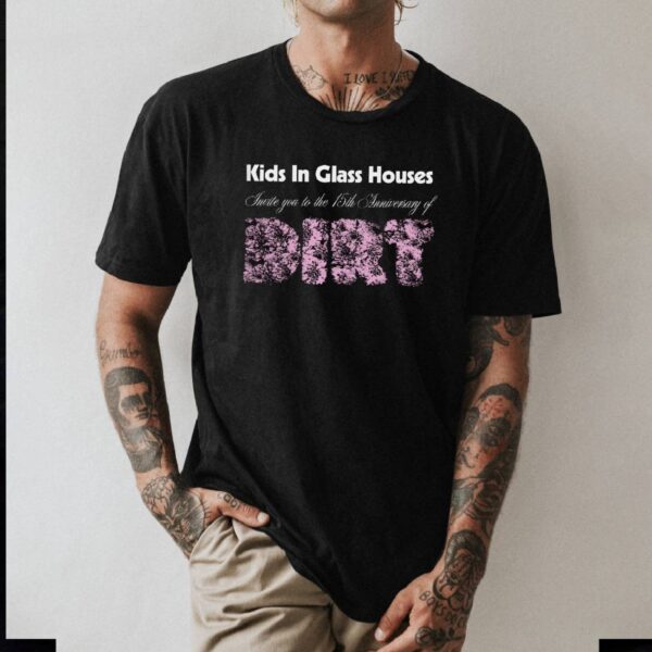 Kids In Glass Houses Dirt 15th Anniversary Tour 2025 T-shirt-c OPEjaWG