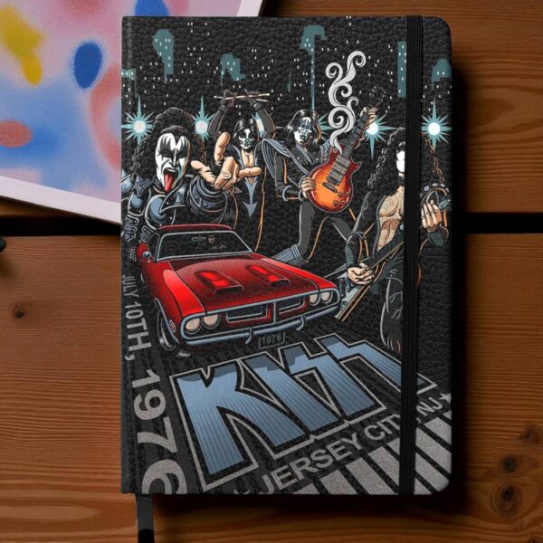 Kiss 100% Chaos Leather Notebook-a PlV6D43