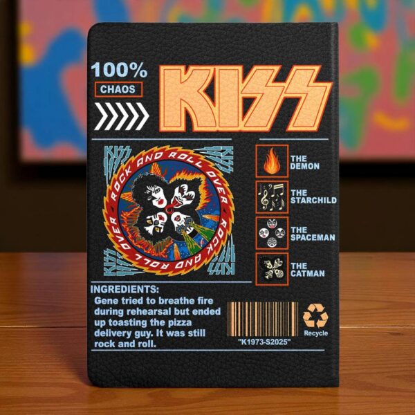 Kiss 100% Chaos Leather Notebook-c d7MuH0m