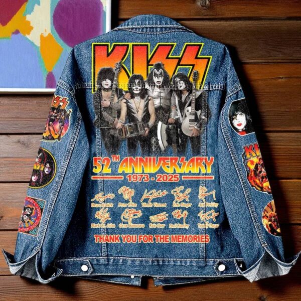 Kiss 52th Anniversary 1973-2025 Denim Jacket-b LYGFkc6B0t obgGay5