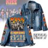 Kiss 52th Anniversary 1973-2025 Denim Jacket XlhwUAE
