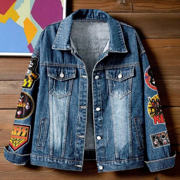 Kiss 52th Anniversary 1973-2025 Thank You For The Memories Denim Jacket-a qWt8XsRJsY Yl7DsVX