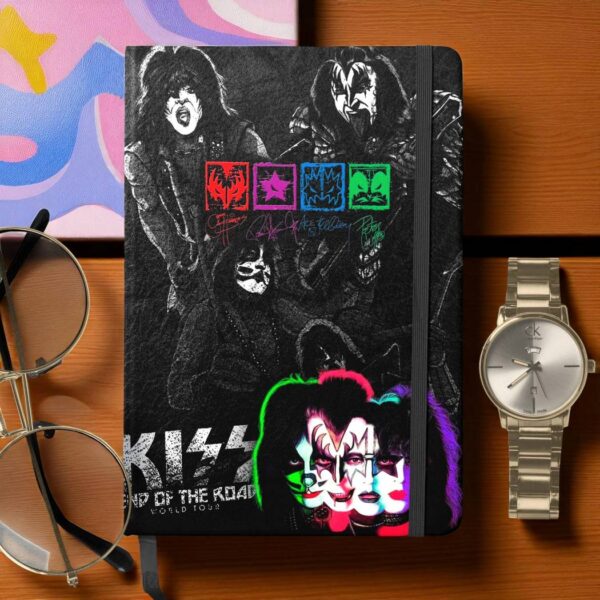 Kiss End Of The Road World Tour Leather Notebook Xn0pLk9