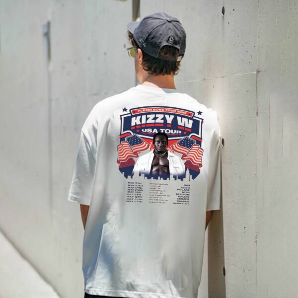Kizzy W Liberian Boy Usa Tour 2025 T-shirt-a FGepBvw