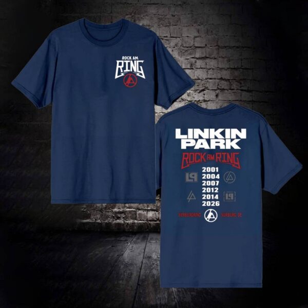 Linkin Park Rock Am Ring 2001 2004 2007 2012 2014 2026 T-shirt-b lkrw1Ud