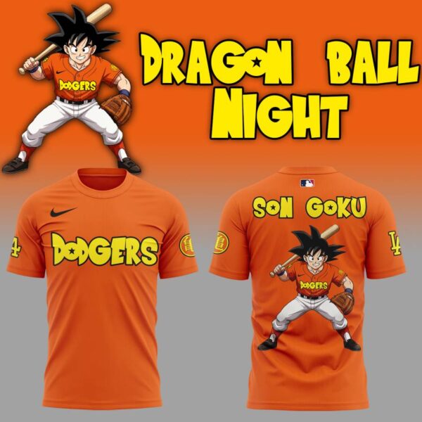 Los Angeles Dodgers X Dragon Ball Night 2025 T-shirt GPjRZAs