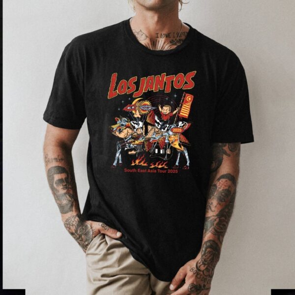 Los Jantos South East Asia Tour 2025 T-shirt-a GjbNpMx