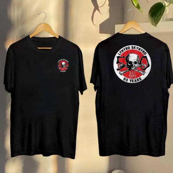 Lynyrd Skynyrd 50 Years Est 1973 T-shirt AijV8Ww