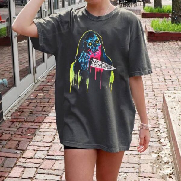 Mastodon Artist Series Cjk Neon Knife Skull Reaper T-shirt-a 9ZVgTQJ