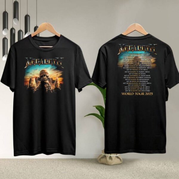 Megadeth World Tour 2025 T-shirt-a dvOwDjR