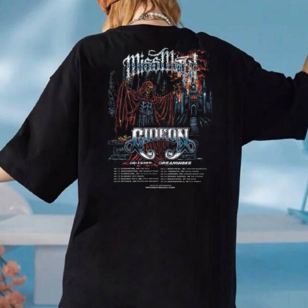 Miss May I North American Tour 2025 T-shirt-c T6QsOUY