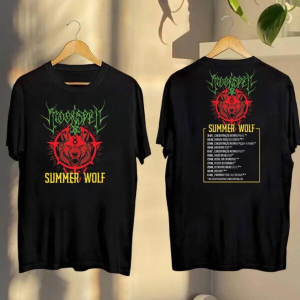 Moonspell Summer Wolf Tour 2025 T-shirt UYDu9oH