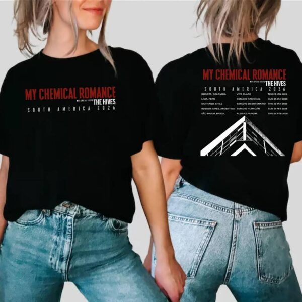 My Chemical Romance South American Tour 2026 T-shirt zC9UBSQ