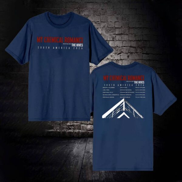 My Chemical Romance South American Tour 2026 T-shirt-a 7ZmLqUS
