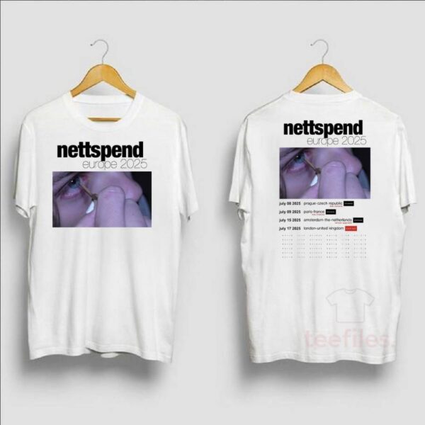 Netspend Europe 2025 Tour T-shirt 9NKhlRv
