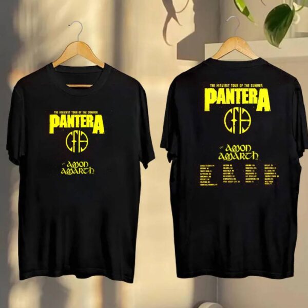 Pantera The Heaviest Tour Of The Summer 2025 T-shirt 5z3mXYU